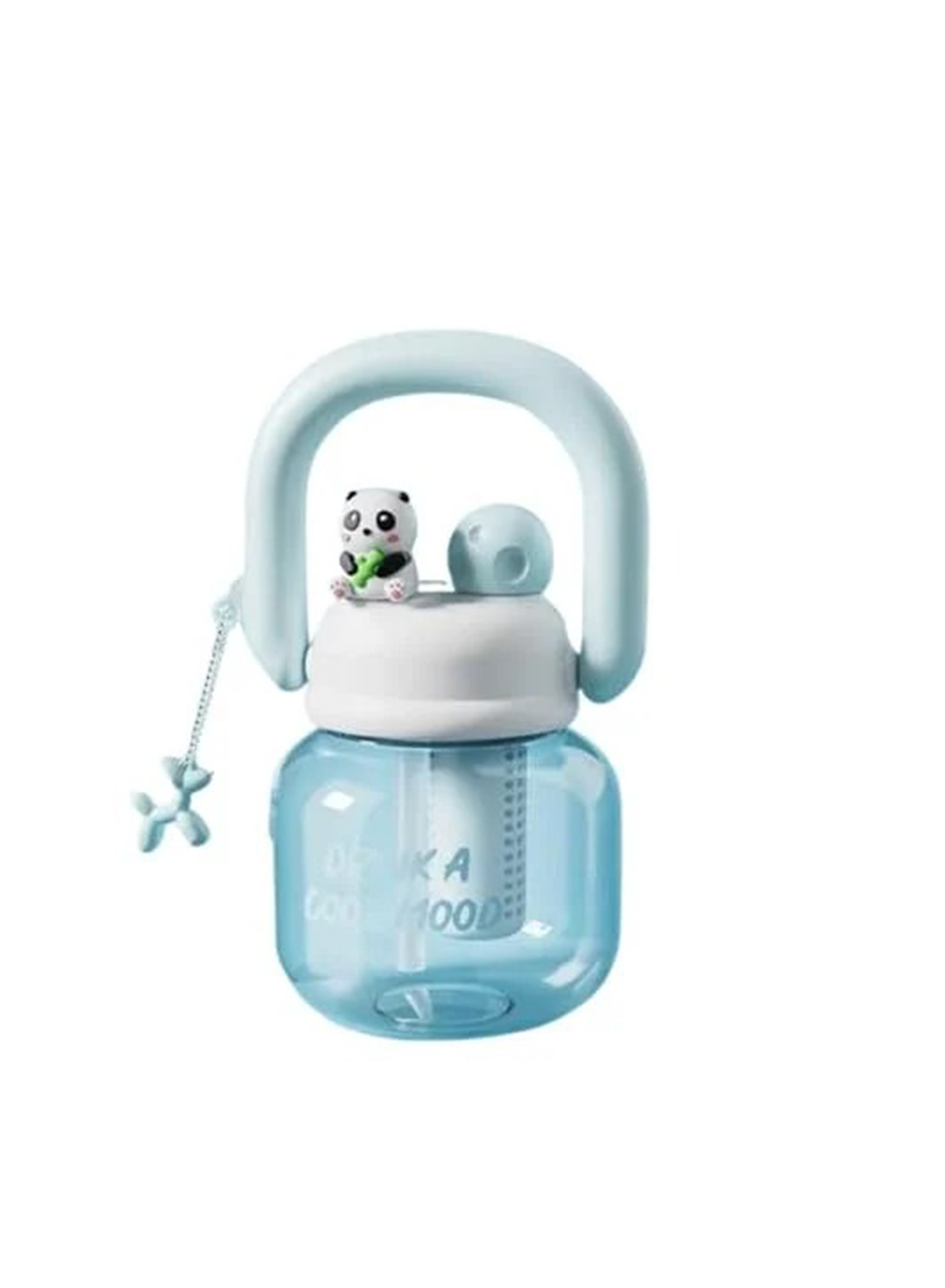 kitchzohome Cute Panda Sipper Water Bottle 800 ml Plastic Sipper (Pack of 1)