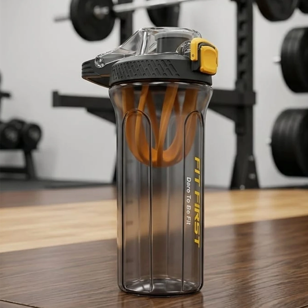 Kitchzohome Premium fitness shaker bottle 750 ml Plastic Shaker (Pack of 1)
