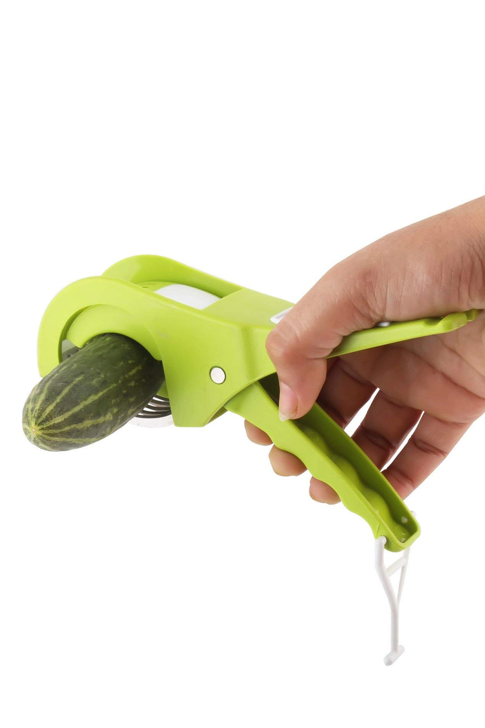 Kitchzohome Multipurpose Vegetable & Fruit Slicer | Manual Stainless Steel Blade Vegetable Cutter, Potato Slicer, Onion Slicer, Cucumber Cutter & Kitchen Grater