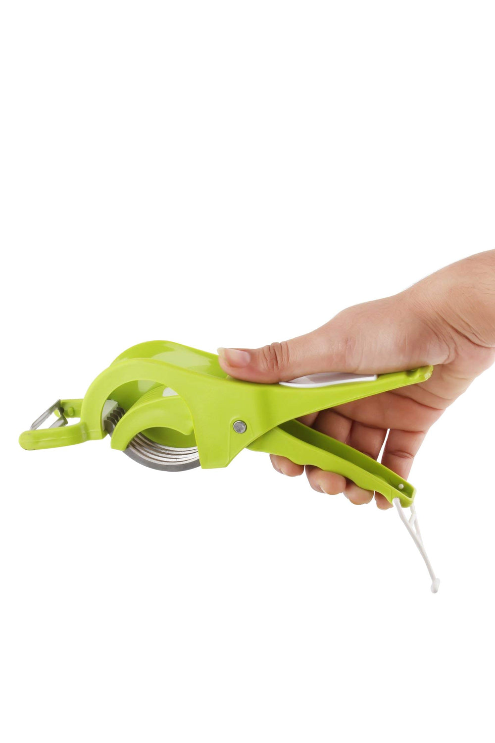 Kitchzohome Multipurpose Vegetable & Fruit Slicer | Manual Stainless Steel Blade Vegetable Cutter, Potato Slicer, Onion Slicer, Cucumber Cutter & Kitchen Grater