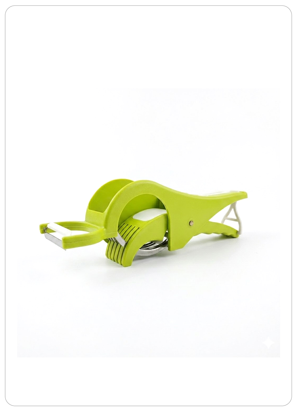 Kitchzohome Multipurpose Vegetable & Fruit Slicer | Manual Stainless Steel Blade Vegetable Cutter